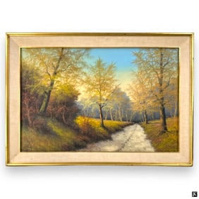 Remsen Landscape Oil Painting On Canvas Framed