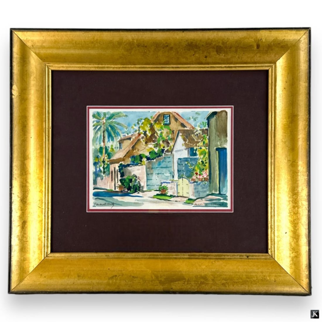 Emmett Fritz (USA 1917-1995) Street Scene W/C (1 of 6)