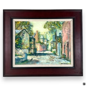 Emmett Fritz (USA 1917-1995) Oil Painting On Board