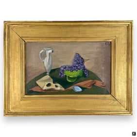 Edgar Levy (USA 1907-1975) Still Life Oil On Canva