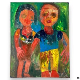 Hegina Rodrigues (BRAZIL 20th/21st) Oil On Canvas