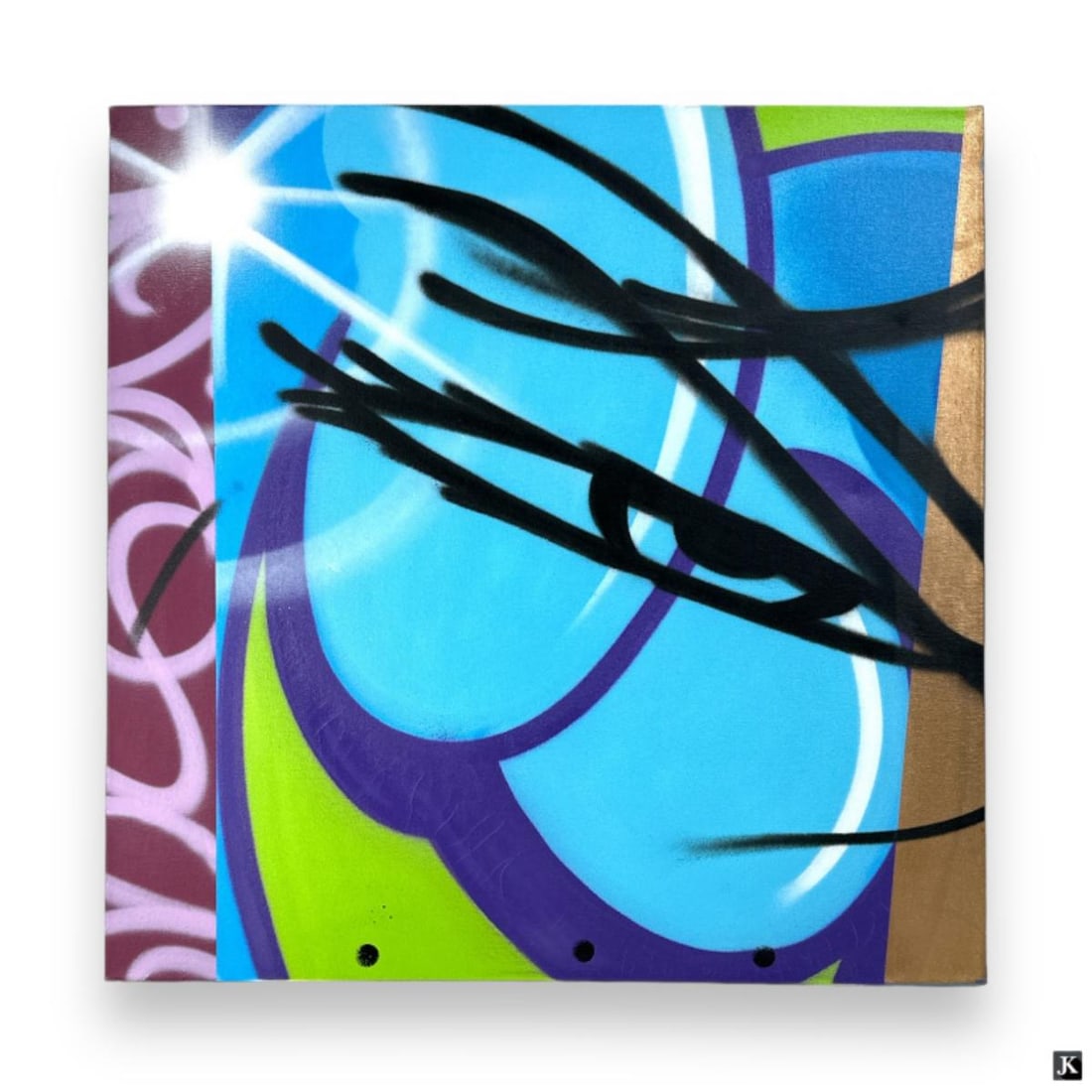 John "Crash" Matos (USA B1961) Spray Paint/Canvas (1 of 5)