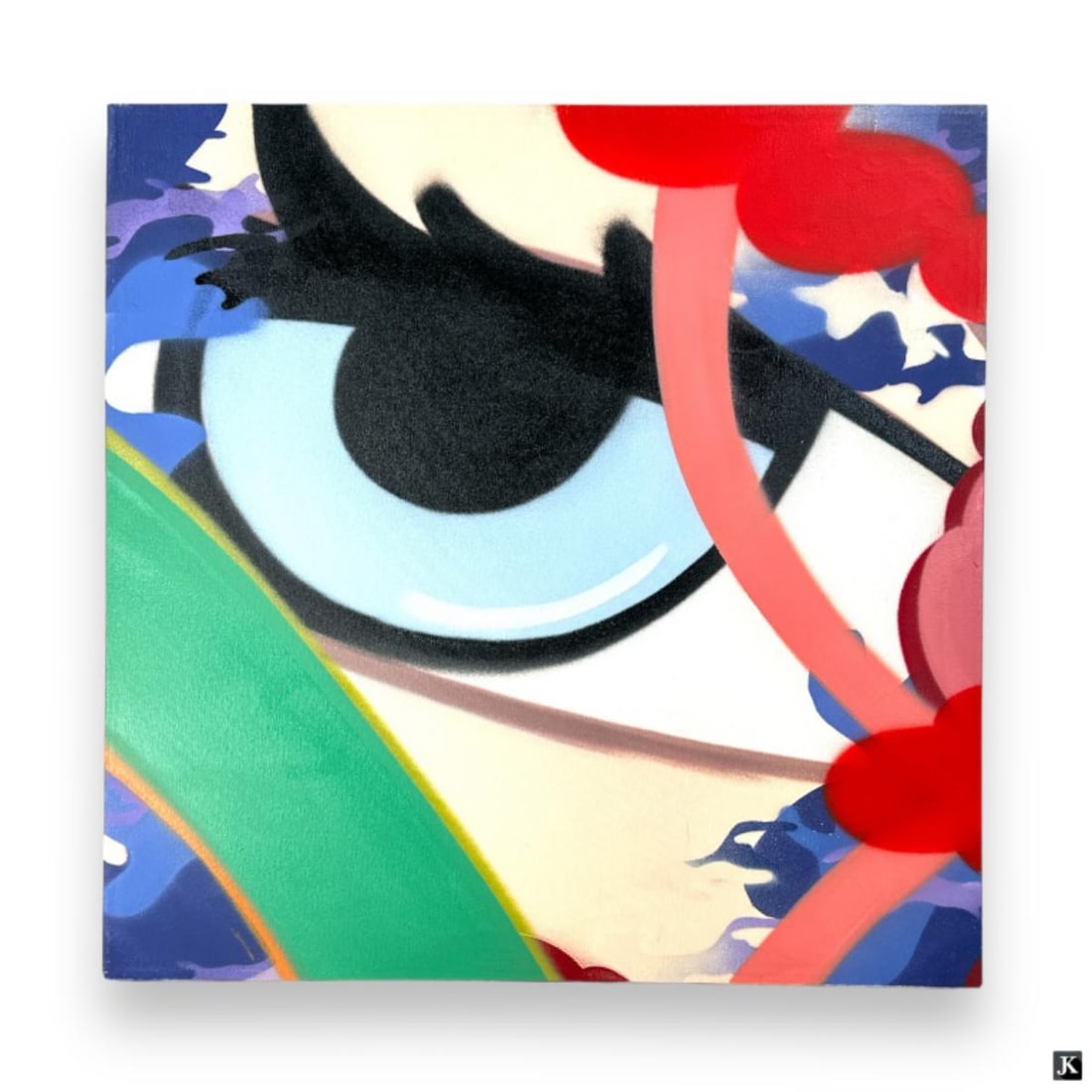 John "Crash" Matos (USA B1961) Spray Paint/Canvas (1 of 5)