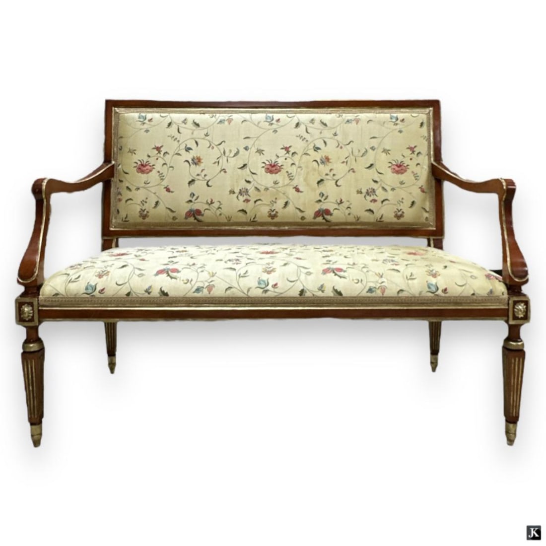 Vintage Louis XVI Style Bench Seat Sofa (1 of 3)
