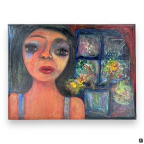 Hegina Rodrigues (USA 20th/21st) Oil On Canvas