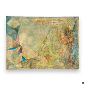 Unknown Artist Surrealist Oil Painting On Canvas