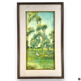 Donald Gibbs (USA B1937) Florida Landscape Oil