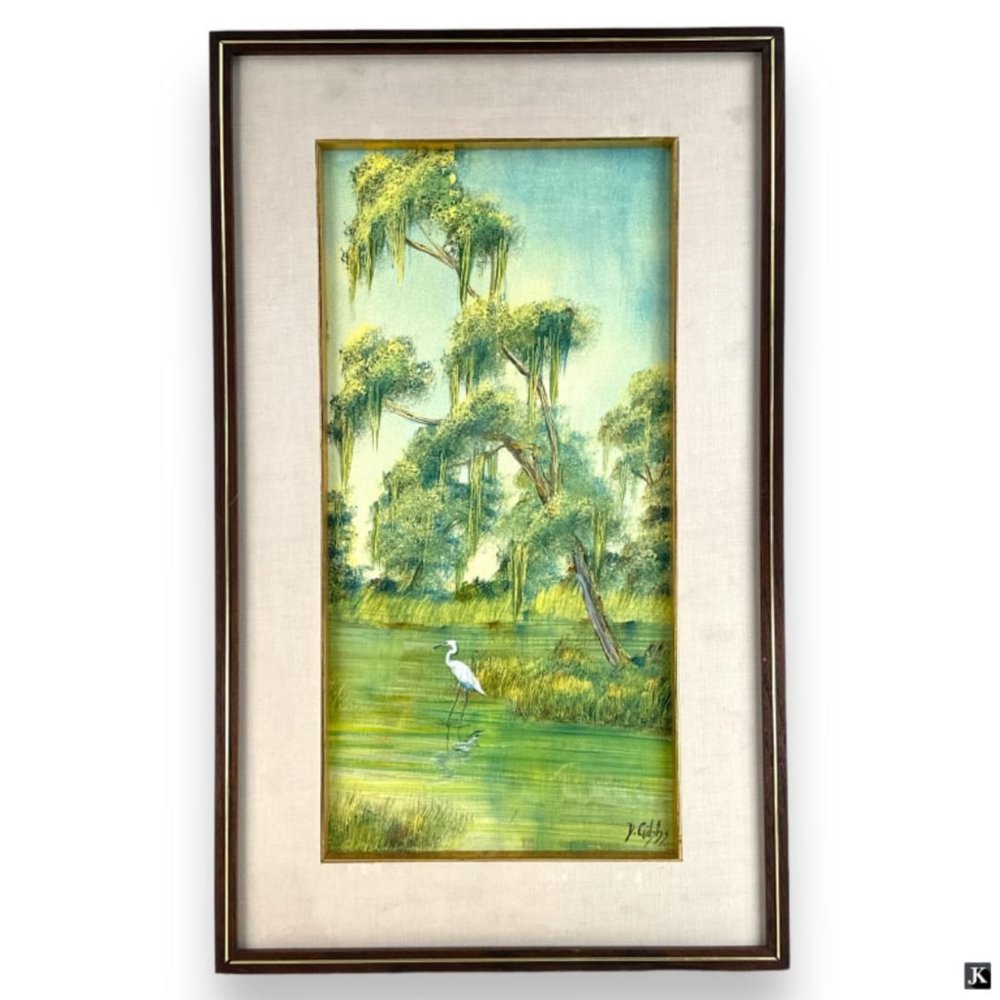 Donald Gibbs (USA B1937) Florida Landscape Oil (1 of 5)