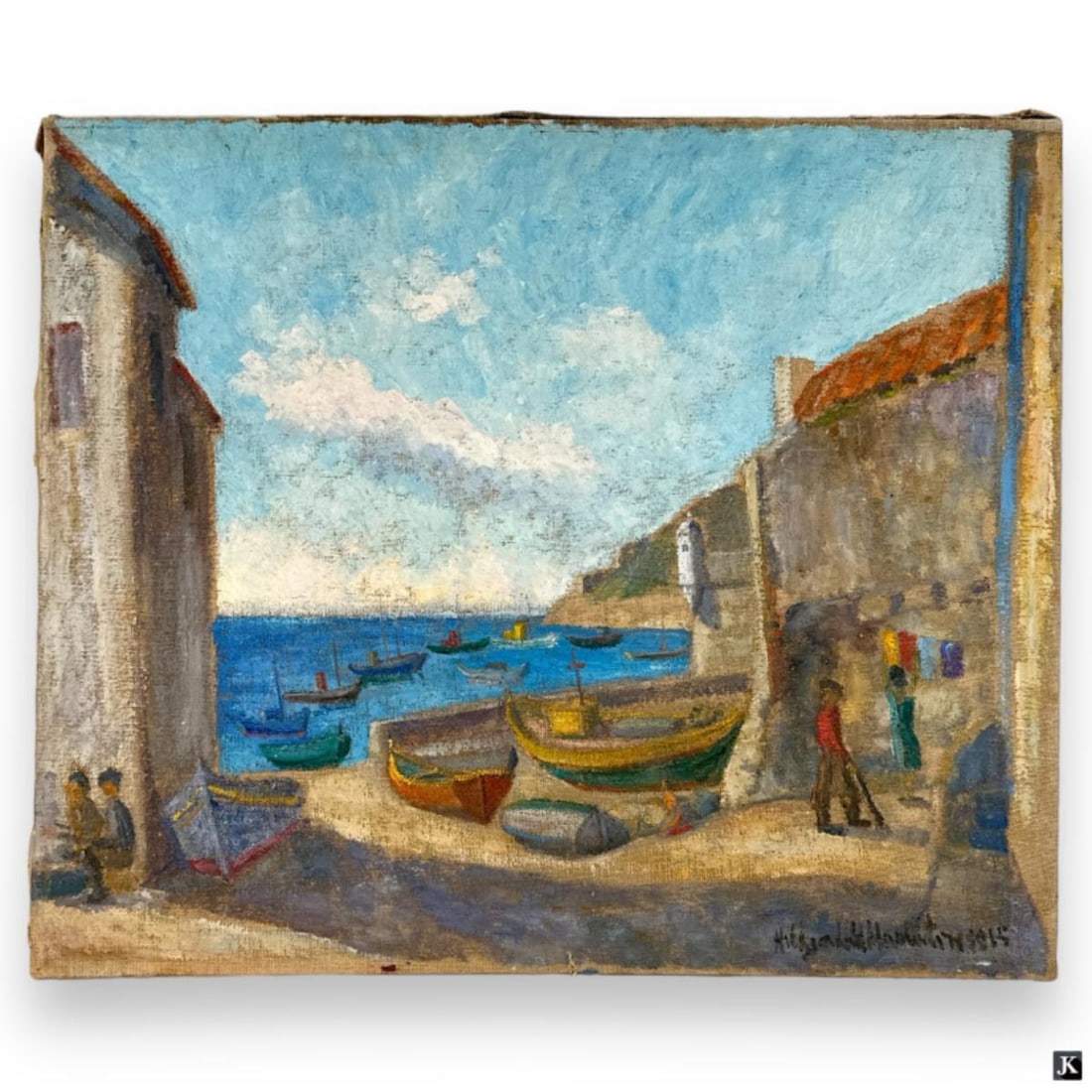 Hildegarde Hamilton Impressionist O/C (1 of 4)