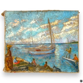 Hildegarde Hamilton Impressionist O/C