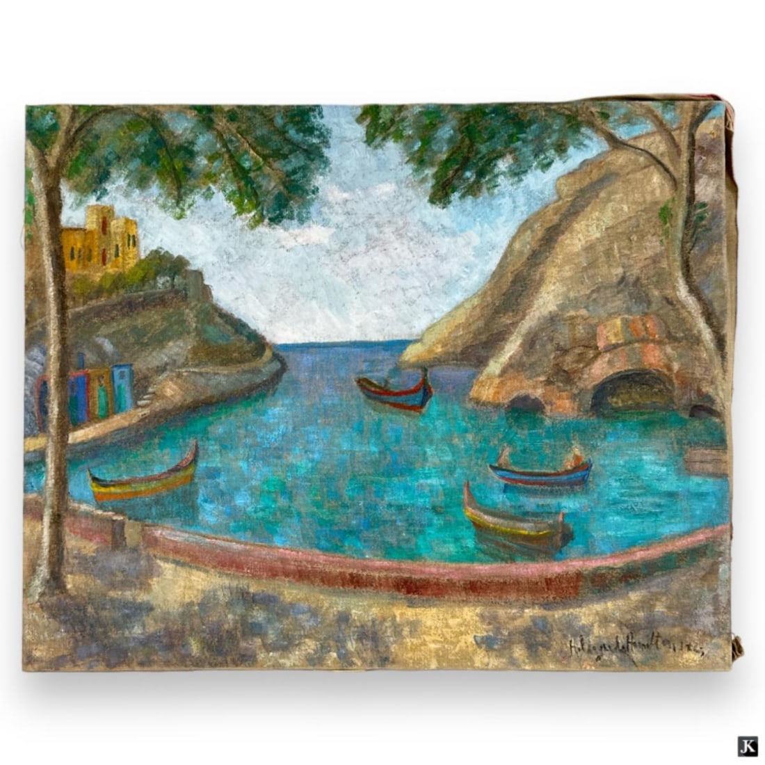 Hildegarde Hamilton Impressionist O/C (1 of 5)