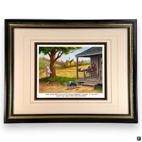 Lloyd Rognan (USA 1923-2005) Calendar Illustration