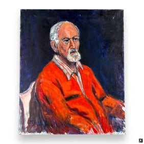 Phil Sher Portrait Oil Painting On Canvas