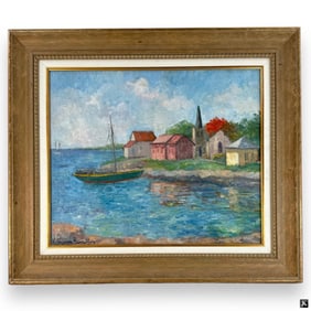 Hildegarde Hamilton (USA 1898-1970) Double Oil