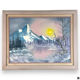 Daneri Winter Landscape Oil Painting On Canvas