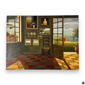 Mahaut Carpentier (FRANCE 20th/21st) Oil On Canvas