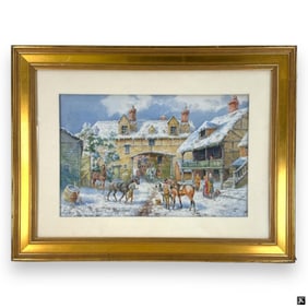 Horace H Murray (UK 1879-1949) Townscape Watercolo