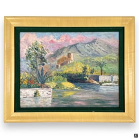 Attr Carl Brandien (USA 1886-1965) Oil On Canvas