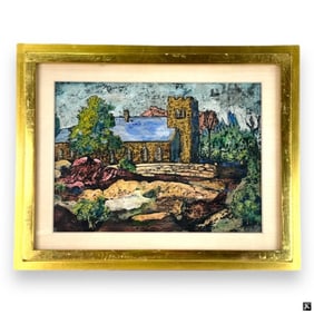 Rolph Scarlett (USA 1889-1984) Oil Monotype Framed