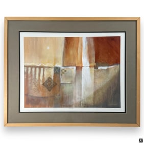 R. A. Brandes "Lone Star" Mixed Media On Paper