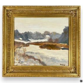 David Bomberg (UK 1890-1957) Israel Landscape Oil