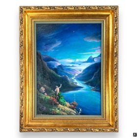 Carl Brandien (USA 1886-1965) Landscap Oil/Board