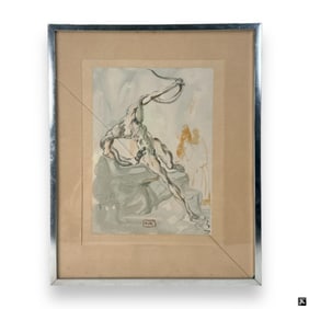 Salvador Dali "The Punishment Of Vanni Fucci" Wood