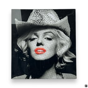 Photograph Of Marilyn Monroe Laid On Acrylic