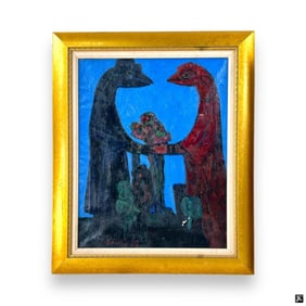 Abraham Hankins (USA 1904-1963) Oil On Canvas