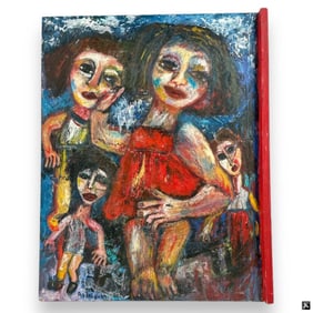 Hegina Rodrigues (BRAZIL 20th/21st) Oil On Board