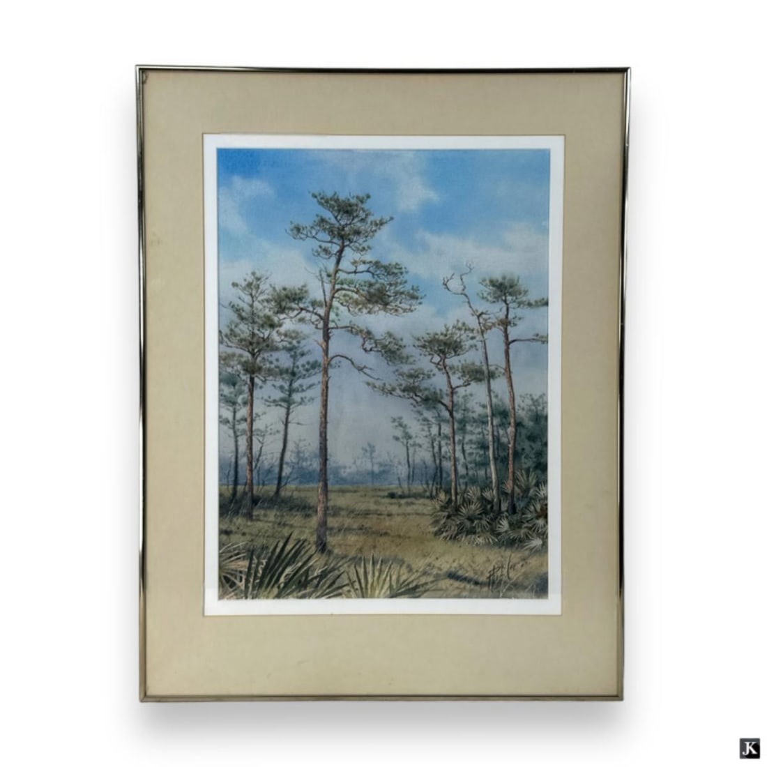 Phil Capen (USA 20th/21st) Landscape Watercolor (1 of 6)