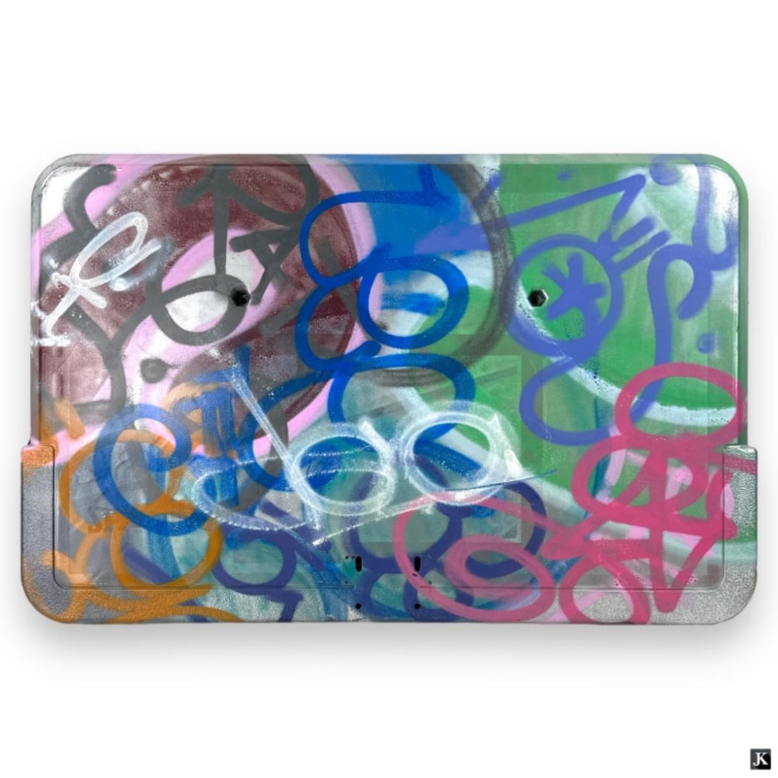 Crash (USA B1961) Graffiti Spray Paint On Plastic (1 of 5)