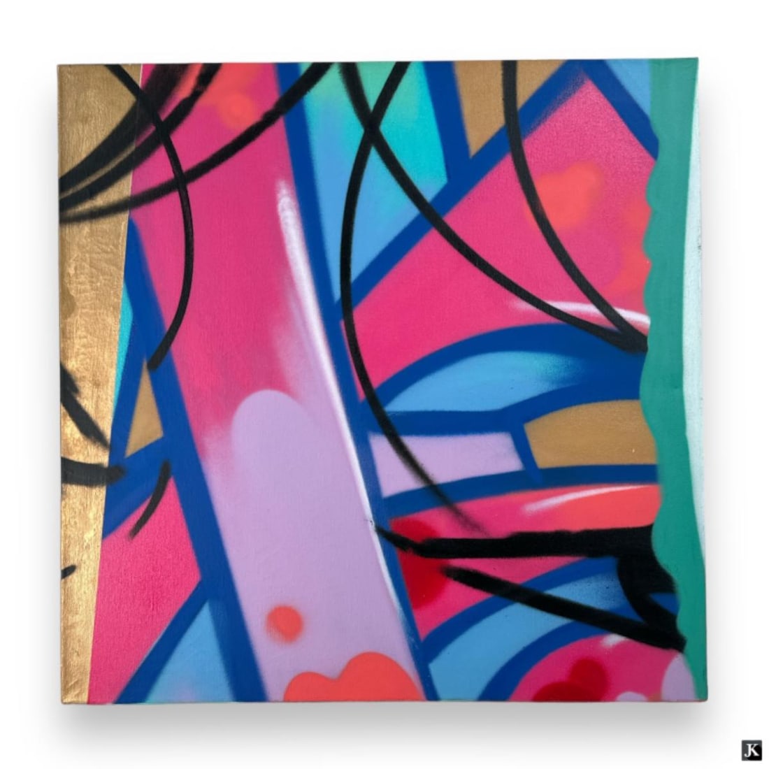 John "Crash" Matos (USA B1961) Spray Paint/Canvas (1 of 5)