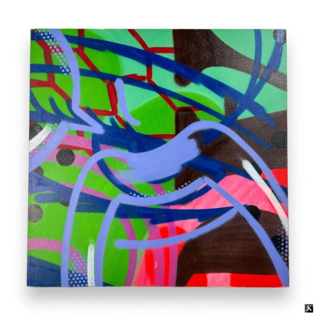 John "Crash" Matos (USA B1961) Spray Paint/Canvas (1 of 5)