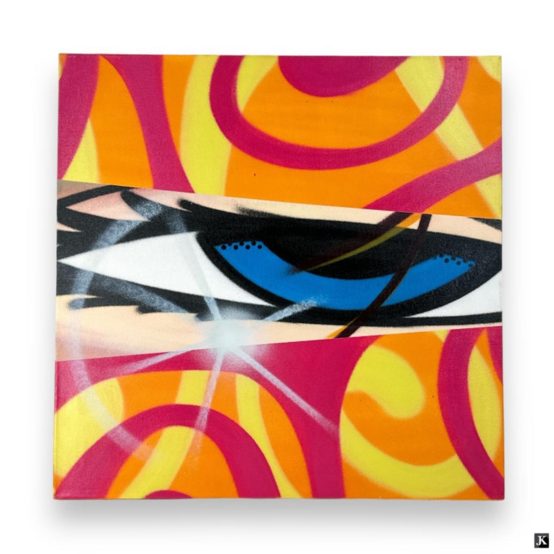 John "Crash" Matos (USA B1961) Spray Paint/Canvas (1 of 5)