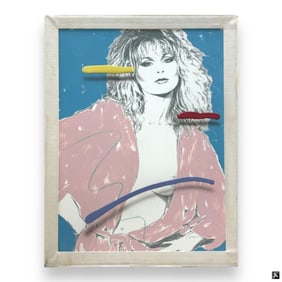 Jim Ceravalo (USA 20th C) Hand Embellished Print