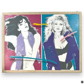 Jim Ceravalo (USA 20th C) Hand Embellished Print