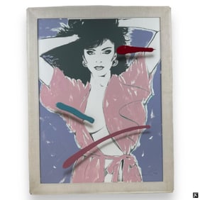 Jim Ceravalo (USA 20th C) Hand Embellished Print