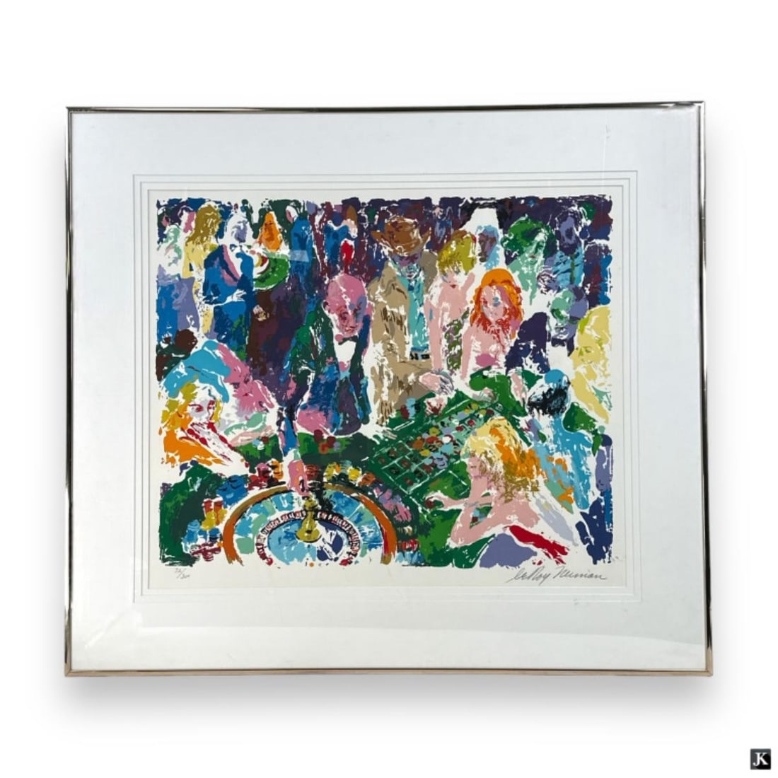 LeRoy Neiman (USA 1921-2012) "Casino" LE Serigraph (1 of 7)