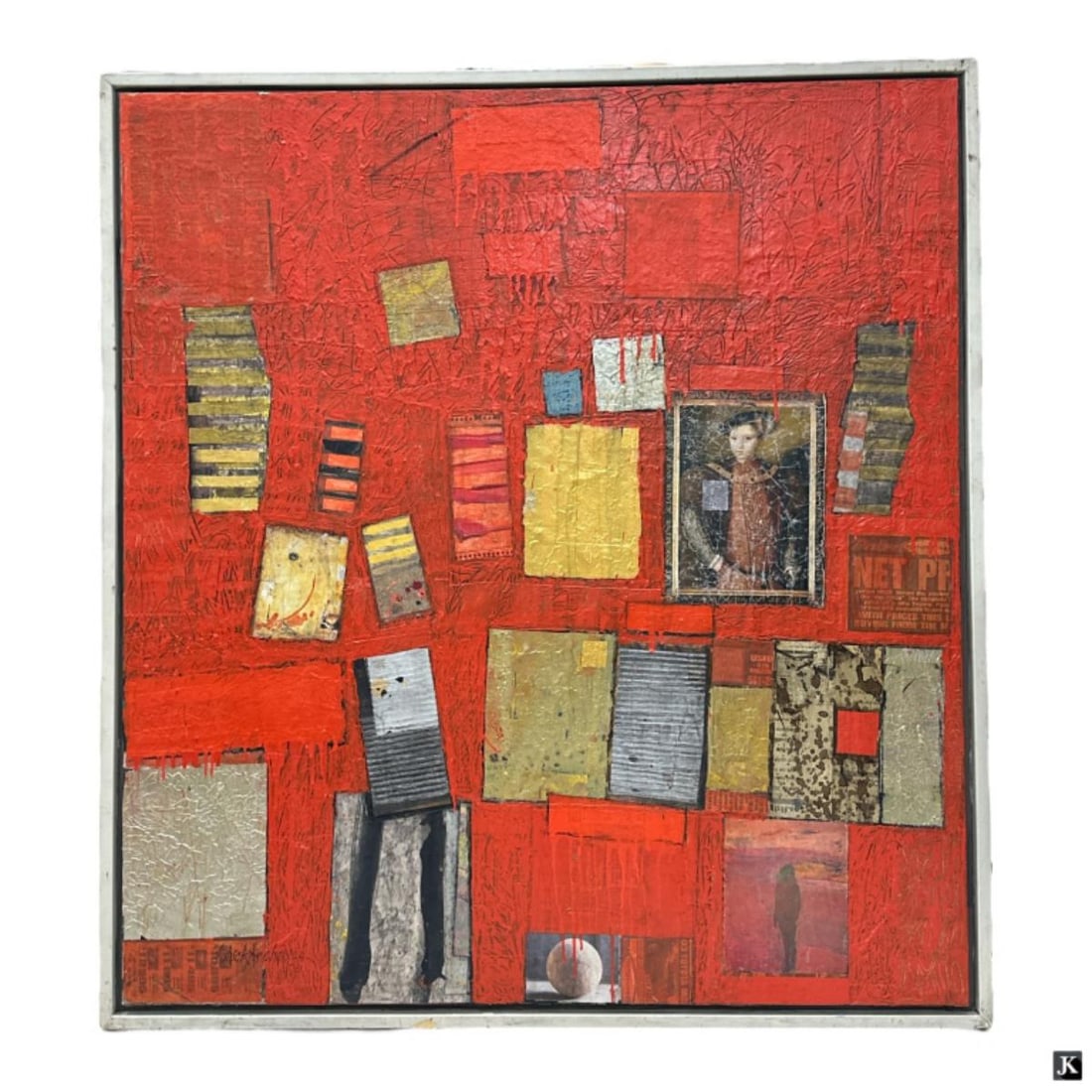 Patrick Archer (USA B1926) Large Mixed Media/Board (1 of 5)