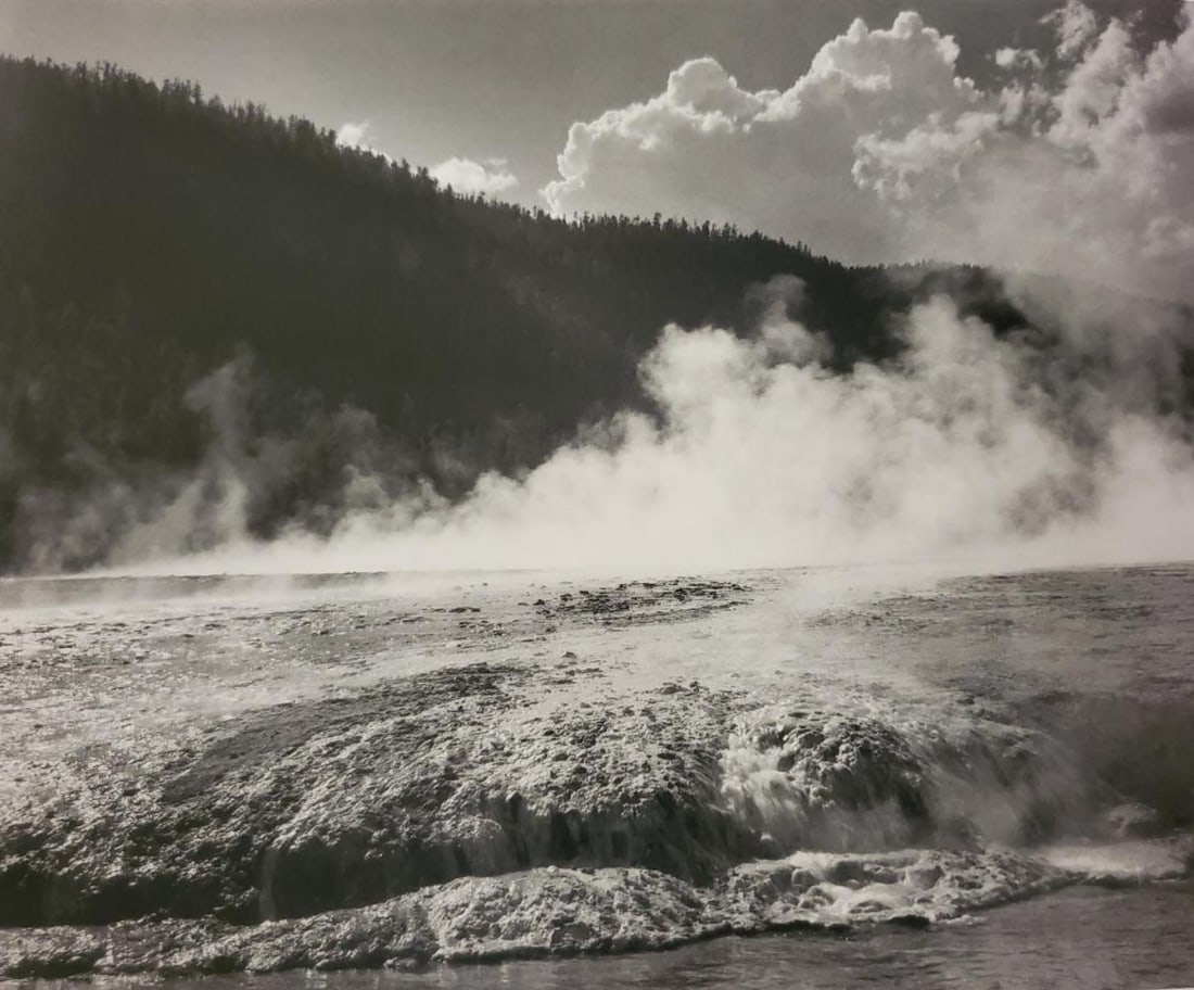 Ansel Adams, Firehole River, Yellowstone National Park, Wyoming, 1942 (1 of 1)