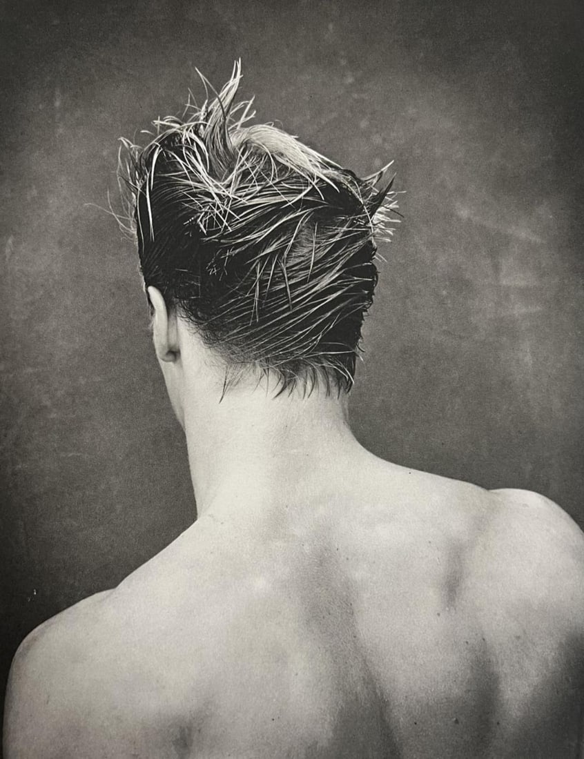 Bruce Weber, Spiked hair from behind, 1988: Photographer: Bruce Weber (American, b. 1946) - internationally renowned American fashion photographer best known for his racy, erotically charged imagery. Weber has shot the ad campaigns of Calvin Kl
