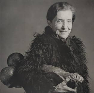 Robert Mapplethorpe, "Louise Bourgeois 1982": Photographer: Robert Michael Mapplethorpe (1946-1989) was an American photographer, best known for his black-and-white photographs. His work featured an array of subjects, including celebrity portrait