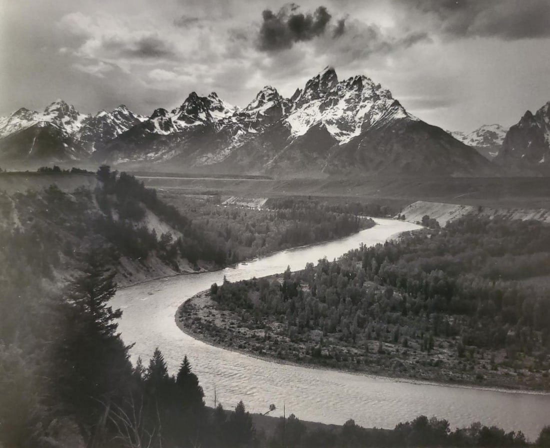 Ansel Adams, The Tetons and the Snake River, Grand Teton National Park, Wyoming, 1942: Photographer: Ansel Adams (American, 1902 - 1984) - Internationally renowned American photographer. One of the most influential artists in photographic history. Title: "The Tetons and the Snake River,