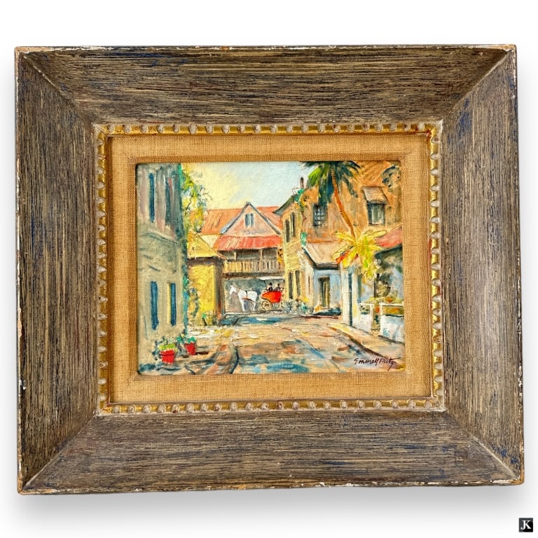 Emmett Fritz Oil/Canvas Board "St. Augustine" (1 of 5)