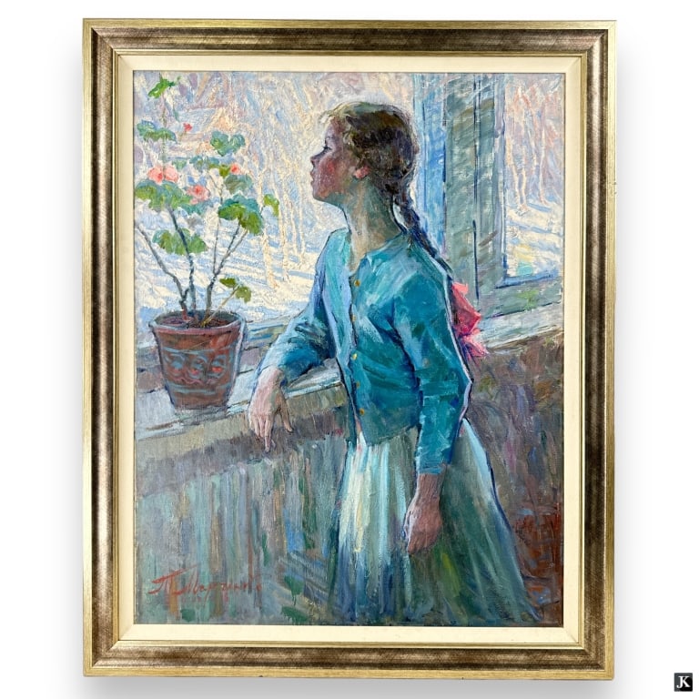 Carl Brandien Oil/Canvas "North China 1930" (1 of 4)