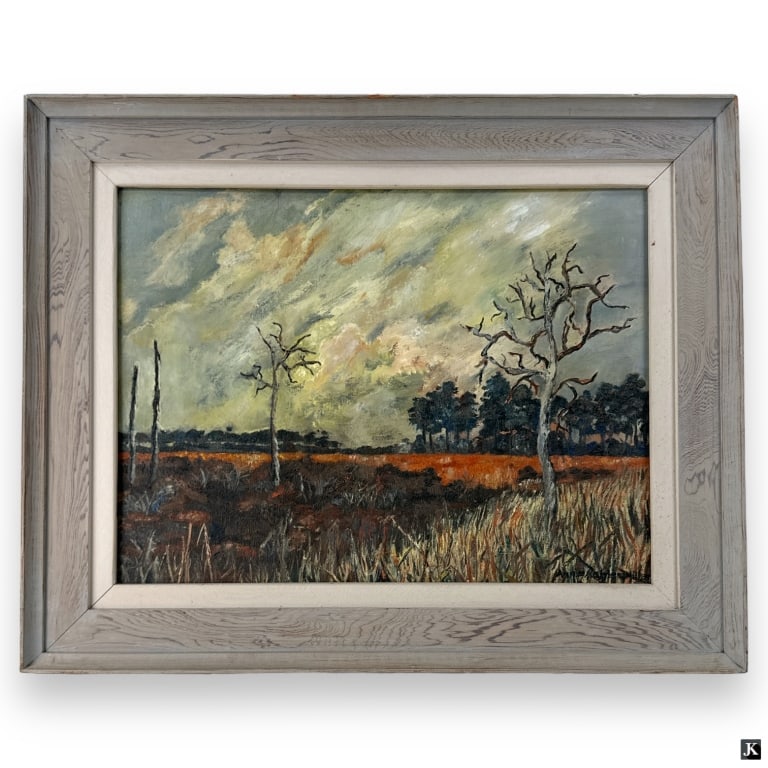 Anne Noble Miller (USA 20th) Landscape Oil/Board (1 of 4)
