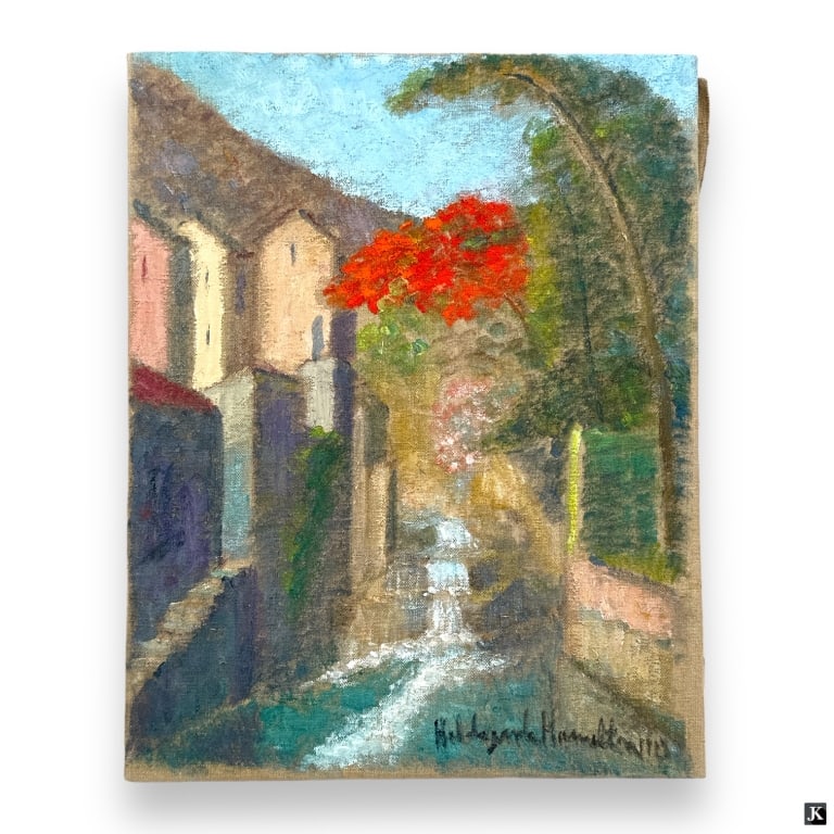 Hildegarde Hamilton Post Impressionist Oil/Canvas (1 of 4)