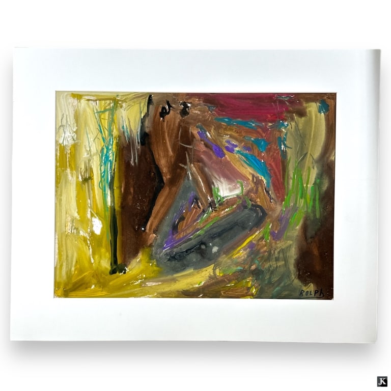 Rolph Scarlett Watercolor/Paper "Untitled Abstract (1 of 4)