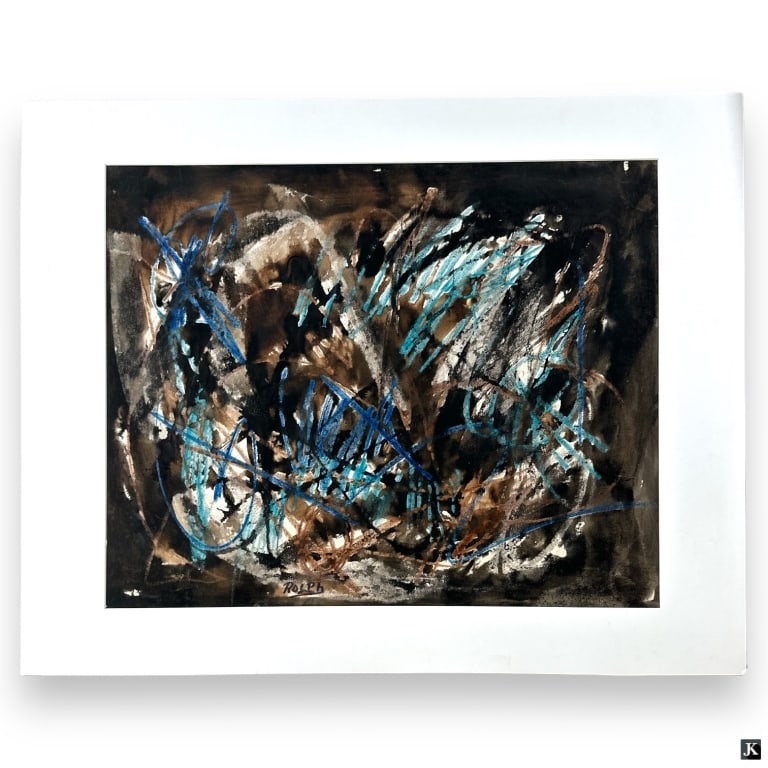 Rolph Scarlett Watercolor/Paper "Untitled Abstract (1 of 4)